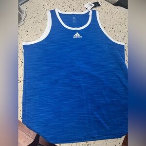 Blue Adidas men’s tank